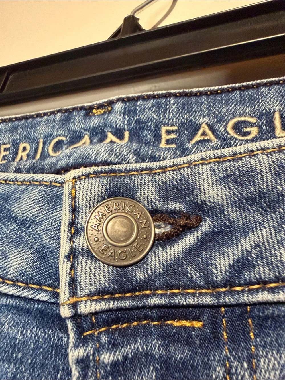 American Eagle Slim Straight Jeans Men Denim Casual Minimalist Size 33x32
